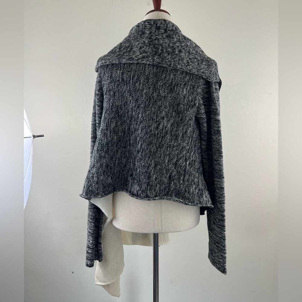 BcbgMaxAzria Wool Cashmere Modern Oversized Knit Chunky Sweater Cardigan Women S - Picture 9 of 16